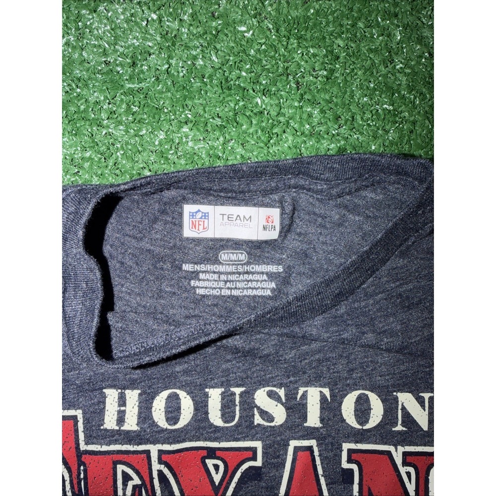 Houston Texans‎ NFL Team Apparel Shirt Medium Blue Established 2002 - Picture 3 of 6